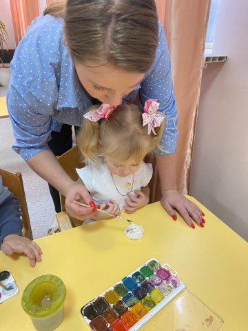Изготовление пальчикового театра из солёного теста (младшая группа)