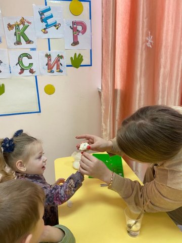 Изготовление пальчикового театра из солёного теста (младшая группа)