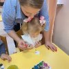 Изготовление пальчикового театра из солёного теста (младшая группа)