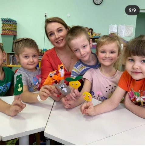 Изготовление пальчикового кукольного таетра своими руками из фетра (старшая группа)